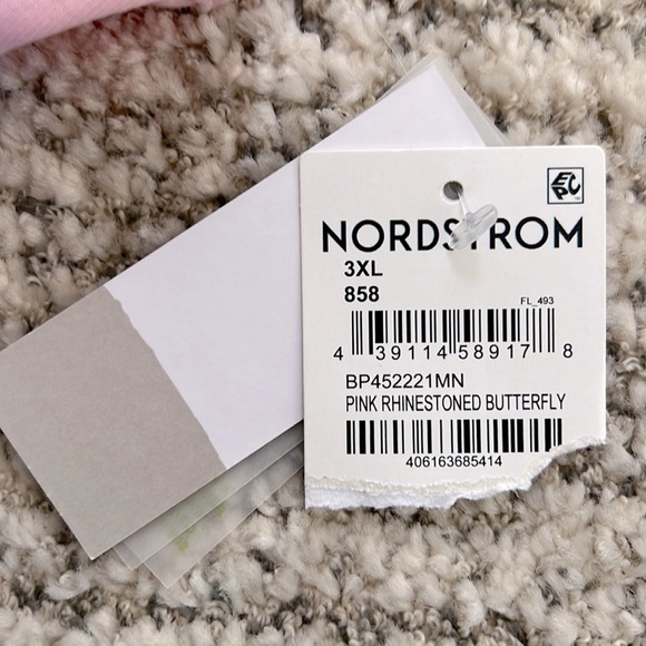 NWT BP. from Nordstrom 3XL pink tank top with rhinestone butterfly - Picture 4 of 4